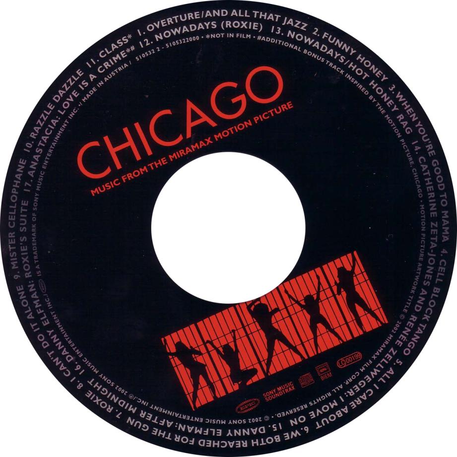 Chicago  Soundtrack : CD